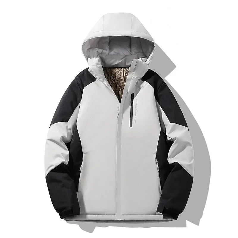 Damen Skijacke Colorblock Warm Winterjacke