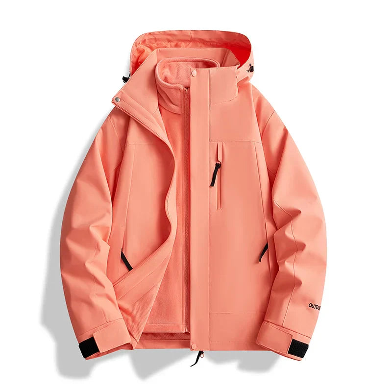 Herren Winterjacke Warm mit Kapuze Wasserfest