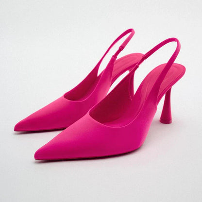 High Heel Pump Absätze Farbenfroh Damen Schuhe