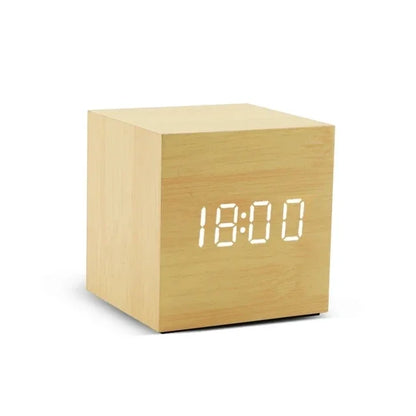 Holz Digitaler Wecker Minimalistisch Modern