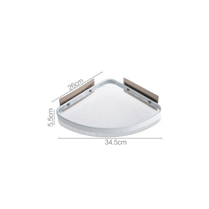 Badezimmer Duschregal Eckmontage Organizer Modern - BerlinGlamour