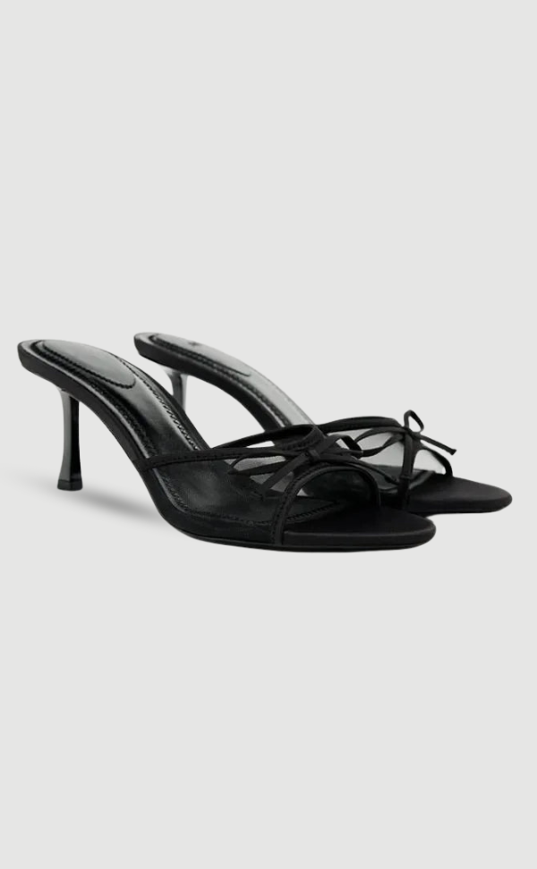 Schwarz Mittelhohe Absatzschuhe Damenschuhe - BerlinGlamour