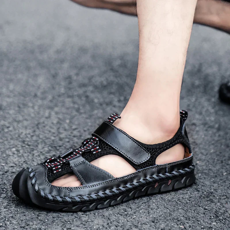 Rustikale Sandalen Damen Mesh Sommer