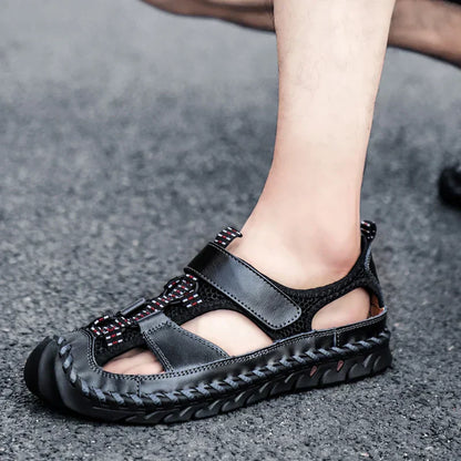 Rustikale Sandalen Damen Mesh Sommer
