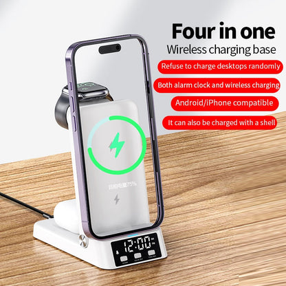 Wireless Charging Dock Faltbar 4in1 Schnellladestation