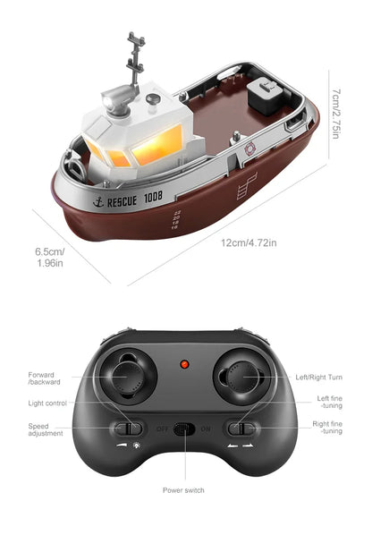 Elektro Boot Dual Motor Spielzeug Schiff Mini