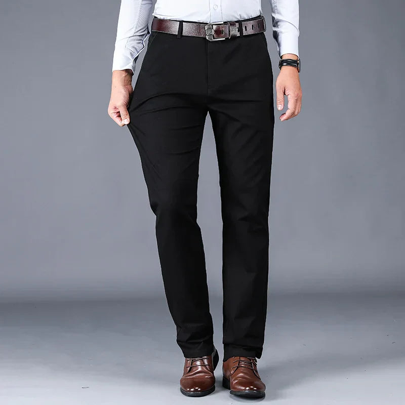 Schlanke Herren Anzughosen Slim Fit Premium Qualität