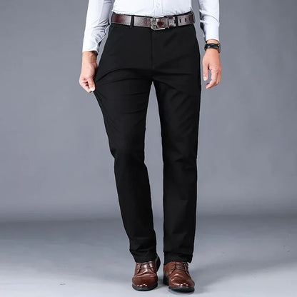 Schlanke Herren Anzughosen Slim Fit Premium Qualität