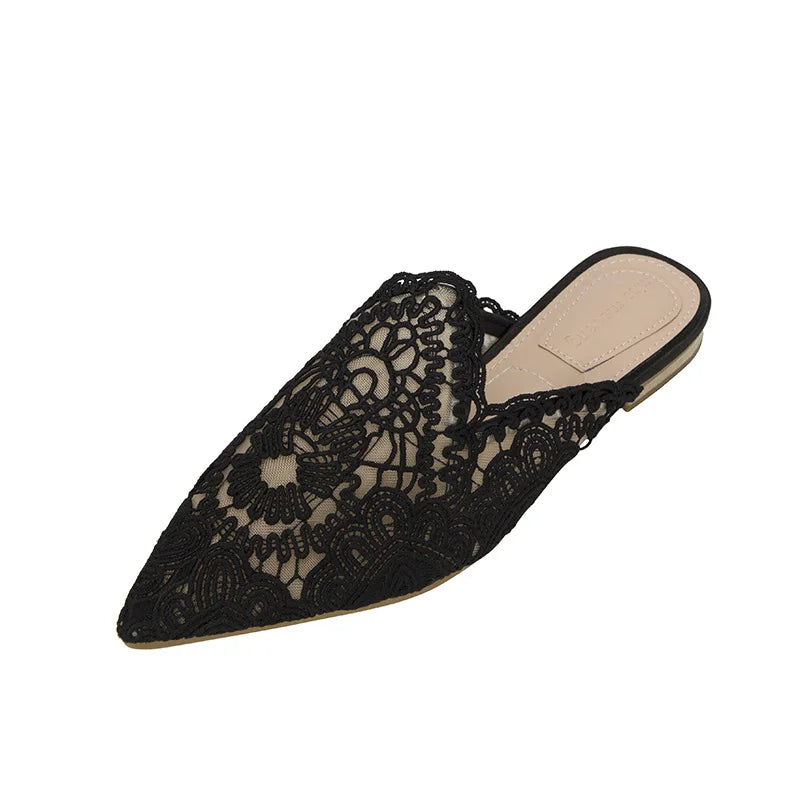 Stilvolle Damen Mules Schuhe High Heel
