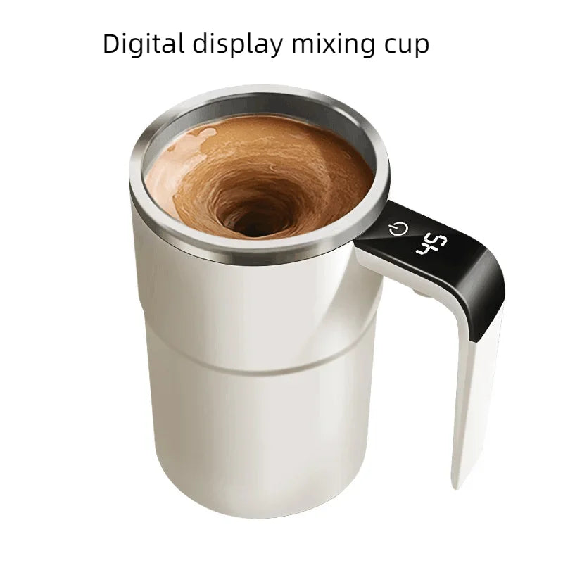 Intelligente Kaffeetasse mit Temperaturanzeige Selbstumrührend