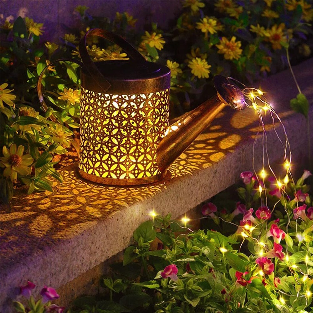 Solare Gartenbewässerung Kanne Terrassenlampe Automatisch