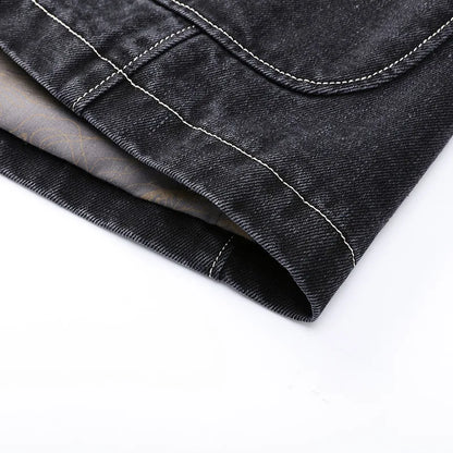 Demin Blazer Slim Fit Modern Männer