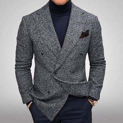 Maßgeschneidertes Herren Sakko Zweireiher Blazer - BerlinGlamour