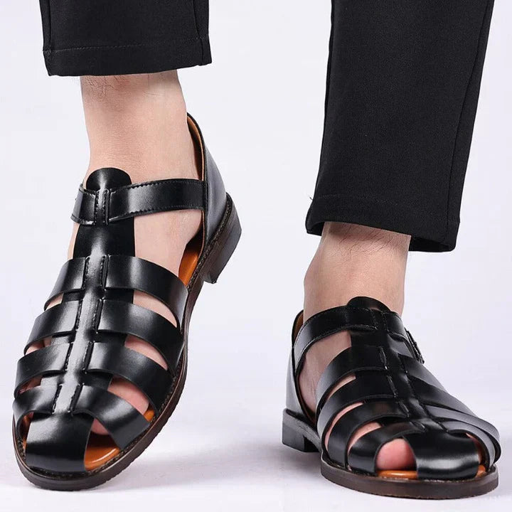 Elegante Herren Ledersandalen Komfortabel Sommer - BerlinGlamour