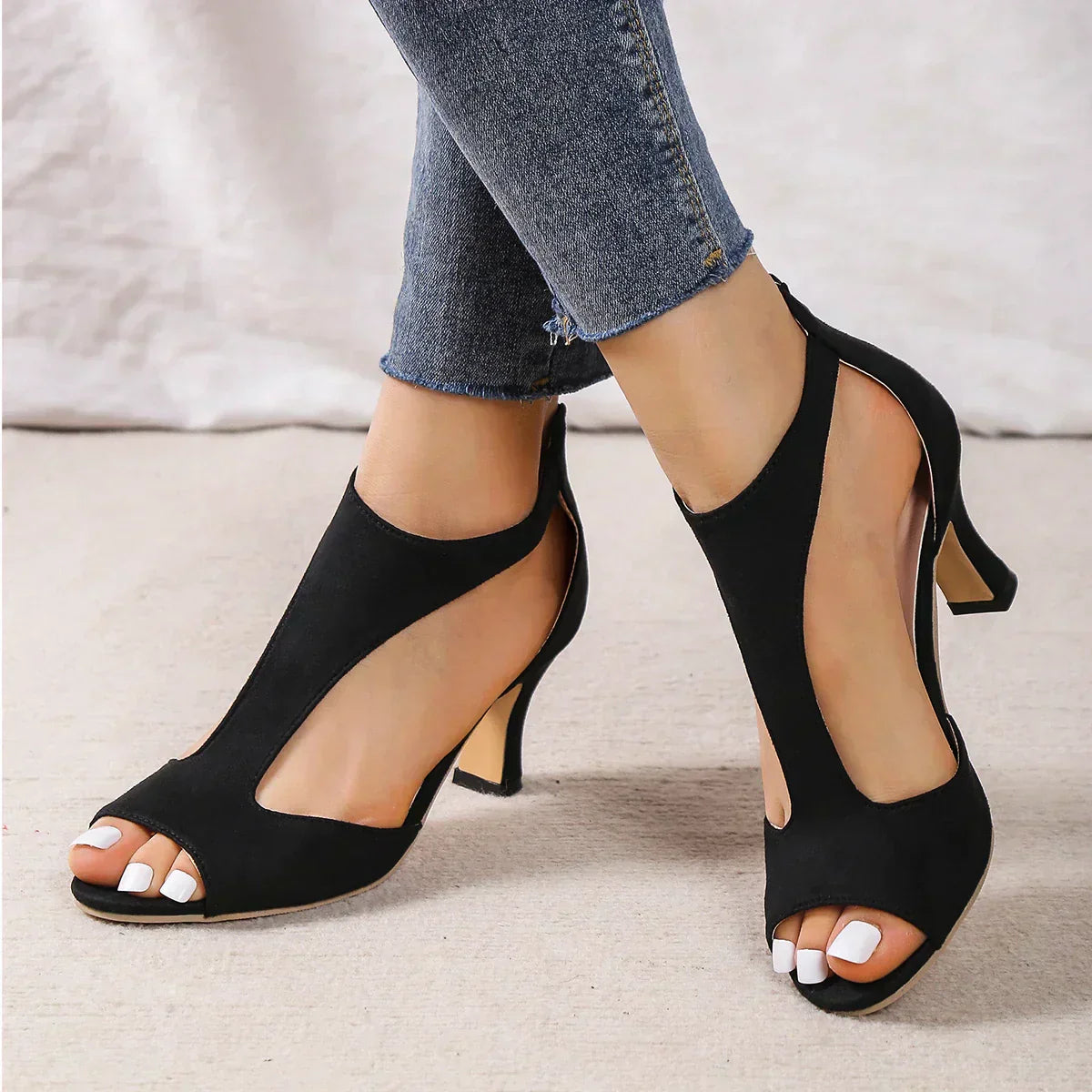 Raquel: Orthopädische Schuhe mit Absatz