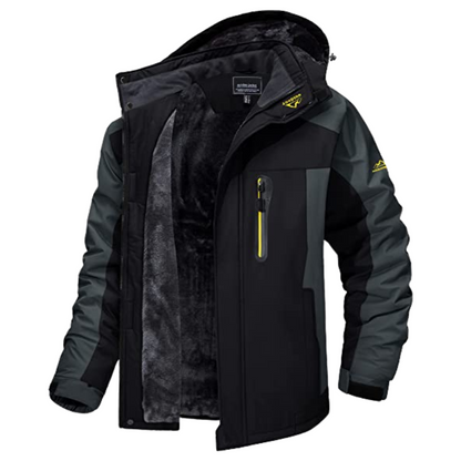Herren Outdoor-Jacke Wasserdicht Warm Isoliert