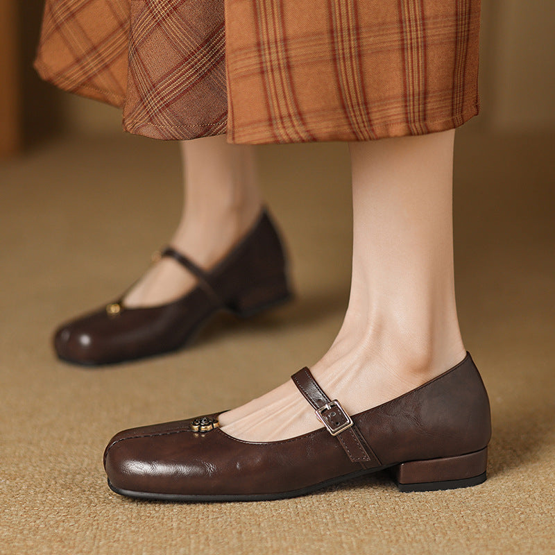 Damen Ballerinas Frühling Sommer Schuhe Riemen