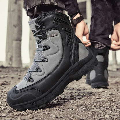 Lederstiefel Wasserdicht Warme Winterstiefel Damen