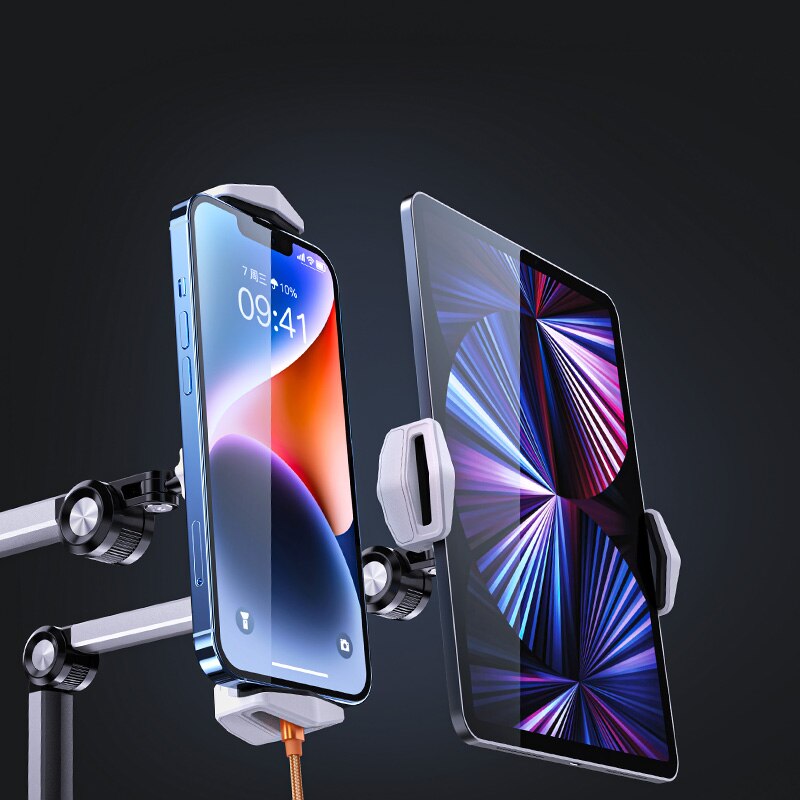 Tablet Halter Faltbar Verstellbar Metall für Smartphones