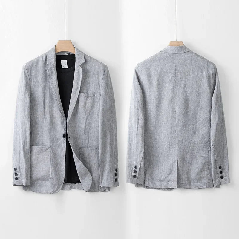 Leinenblazer Herren Leicht Sommer Modern