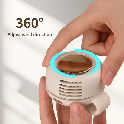 Taillenventilator Kühler Wiederaufladbar Clip-On