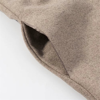 Oversized Damenjacke Doppelreihige Modern