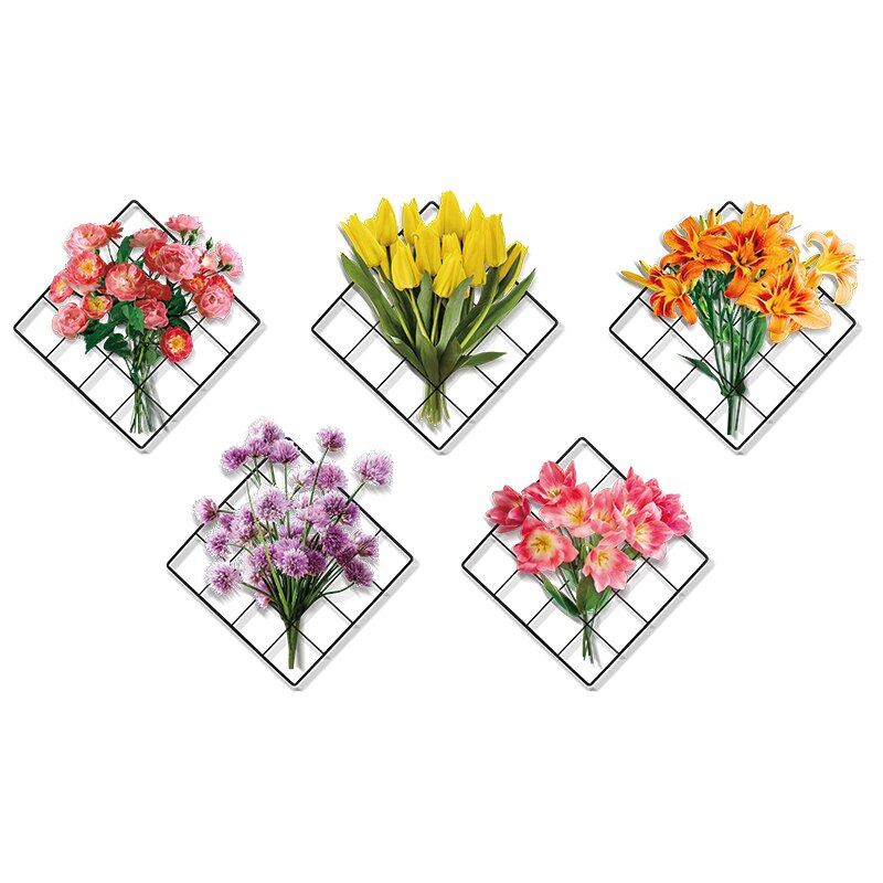 Grüner Pflanzen Wandaufkleber 3D Natur Optik