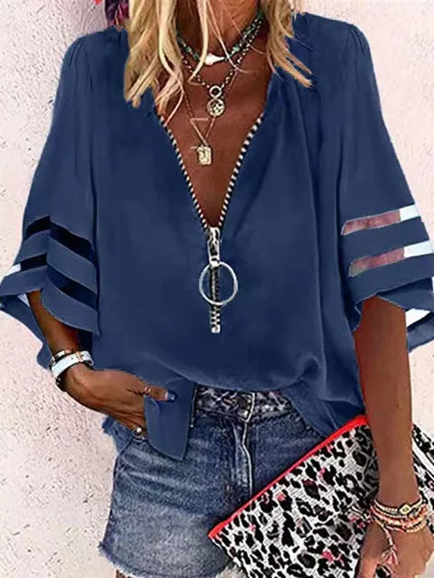 Kleid Hemdkleid Einfach Lässig Damen