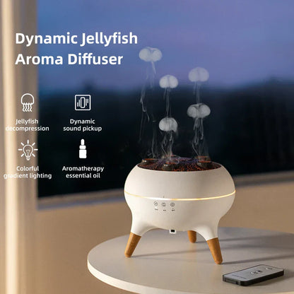 Ultraschall Luftbefeuchter Aroma Diffuser Modern Schwarz