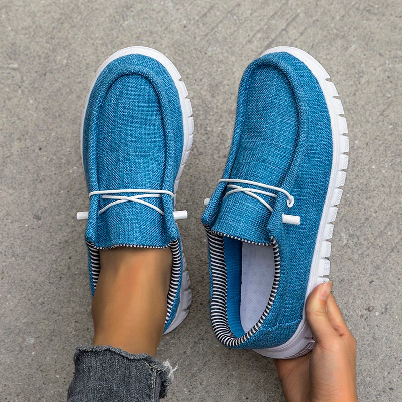 Leinwandschuhe Damen Freizeit Schuhe Bequem