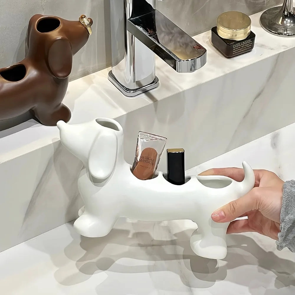 Badezimmer Organizer Dackel Mehrzweck Haken Regal