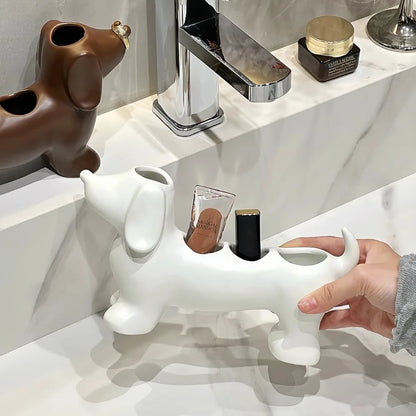 Badezimmer Organizer Dackel Mehrzweck Haken Regal
