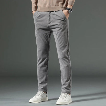 Graue Chino Hosen Modern Slim Fit - BerlinGlamour