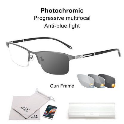 Moderne Anti-Blaulicht-Brille Multifokal