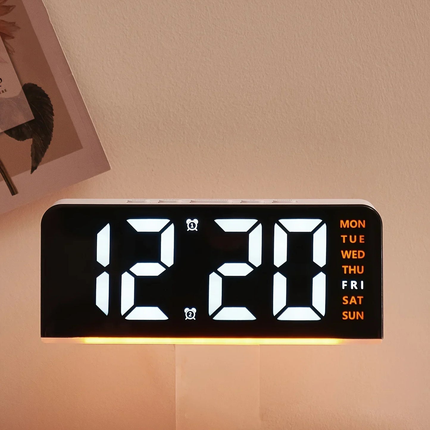 LED Nachtlampe Wecker Modern Dimmbar
