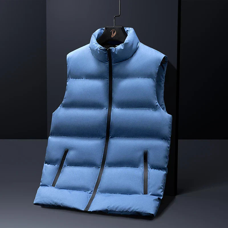 Herren Steppweste Finn - Elegant Leder Weste