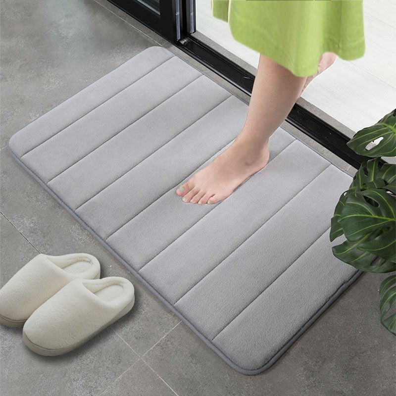 Badezimmermatte Mit Memory Foam Wasserabsorbierend Bequem
