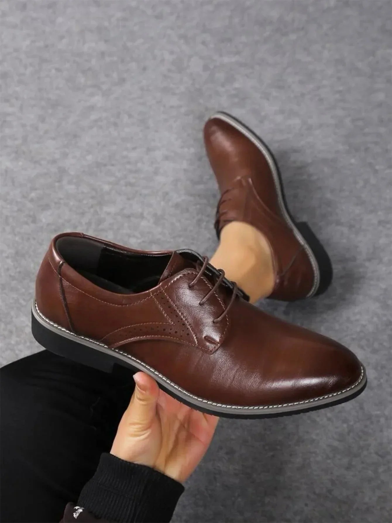 Herren Schnürschuhe Elegant Business Schuhe Komfort