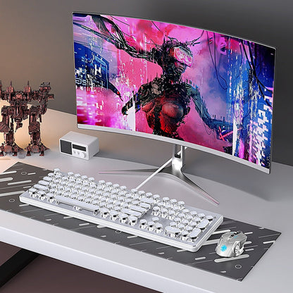 Mechanische Gaming Tastatur Retro Design