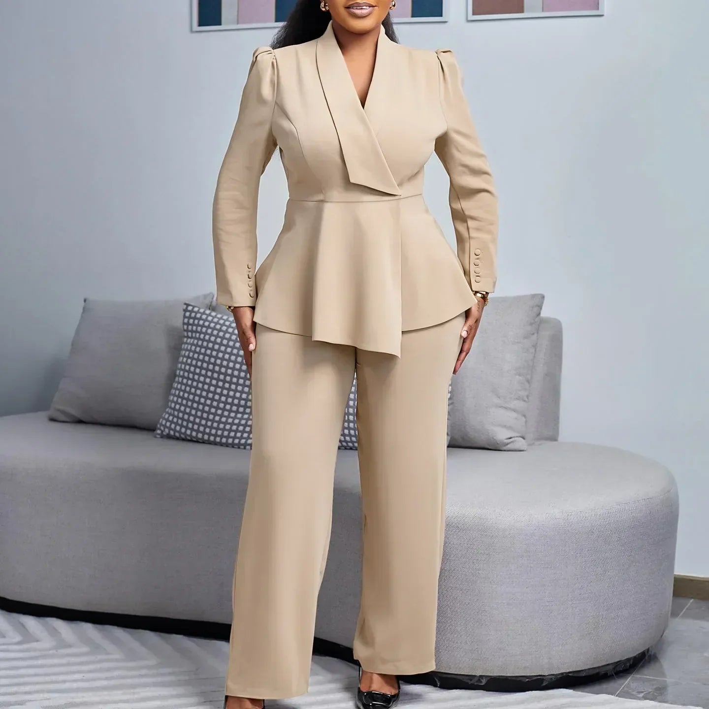 Damen Business Anzug Maßgeschneidert Blazer Hosen - BerlinGlamour
