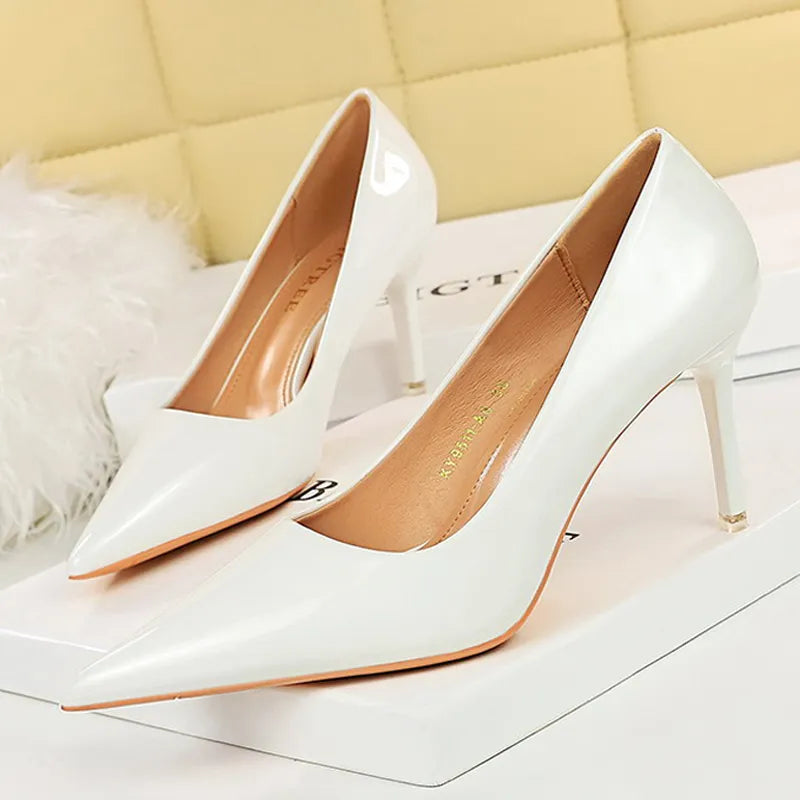 Hohe Pumpschuhe Damen Schuhe Glitzernd Party