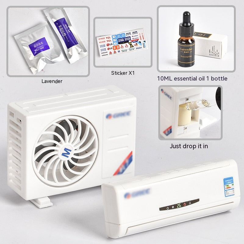 Mini Solar Auto Aromalüfter Dekor Modern