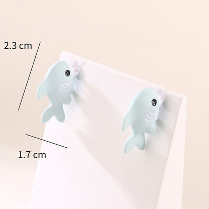 Tierohrringe Cartoon Kreative Tierbiss Schmuck