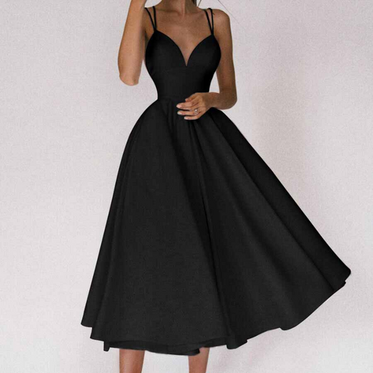 Elegantes V-Ausschnitt Kleid von Kali