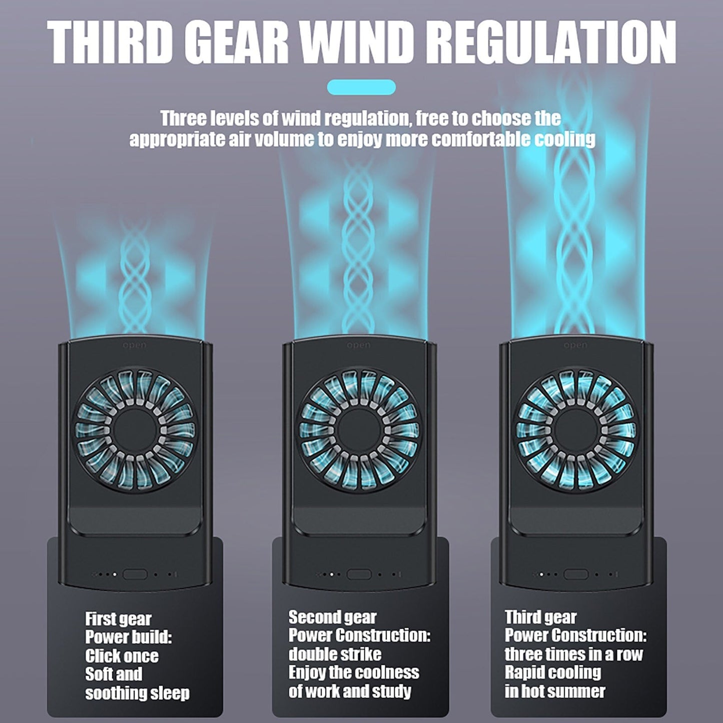 Leiser Taillenventilator Bladeless Sommer Kühler