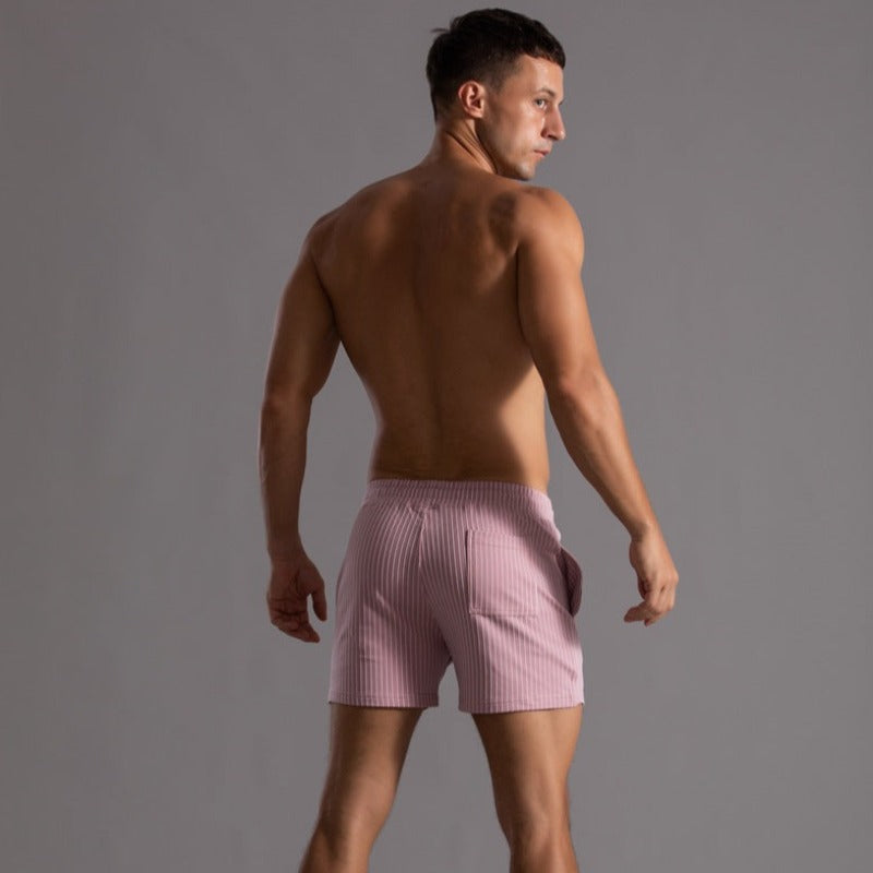 Herren Shorts Gestreift Sommer Stilvoll