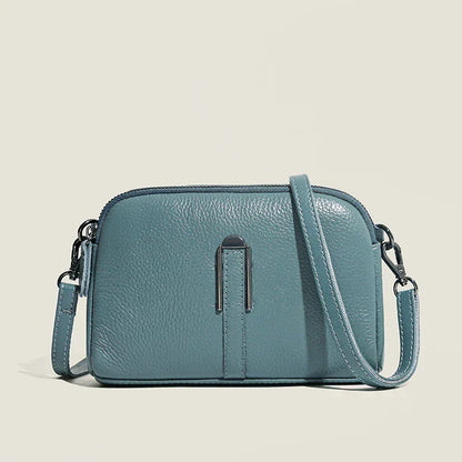 Damen Crossbody Tasche Elegante Leder Schultertasche