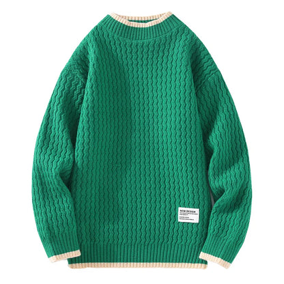Strickpullover Herren Strukturiert Modern
