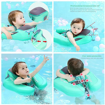 Baby Schwimmring Sitz Nicht-aufblasbar Sicherheit für Jungen Mädchen