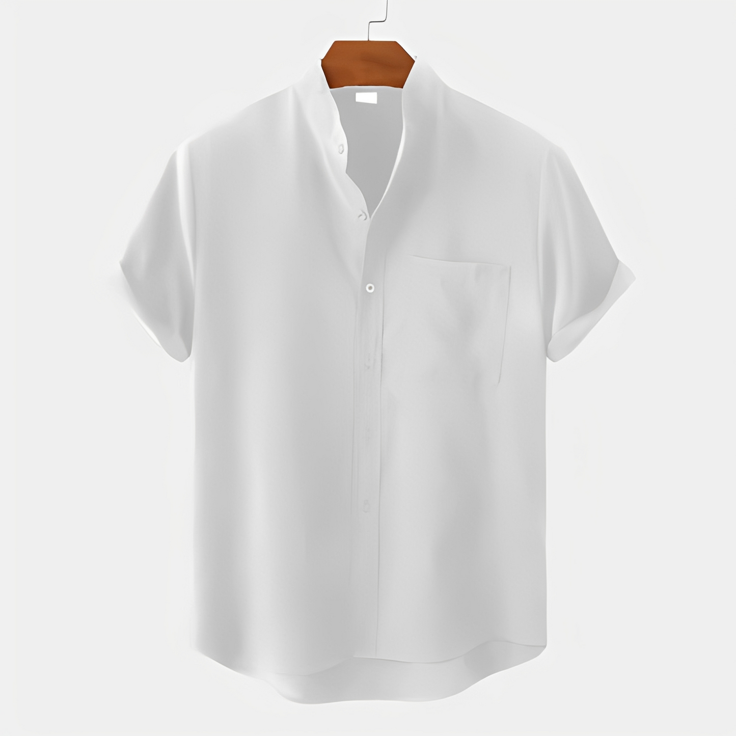 Herren Sommerhemden Modisch Leicht Slim Fit